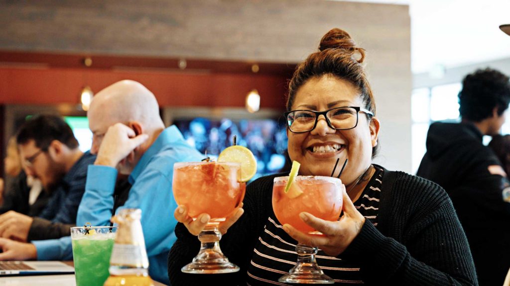 Woman With Cocktails - restaurants in idaho falls